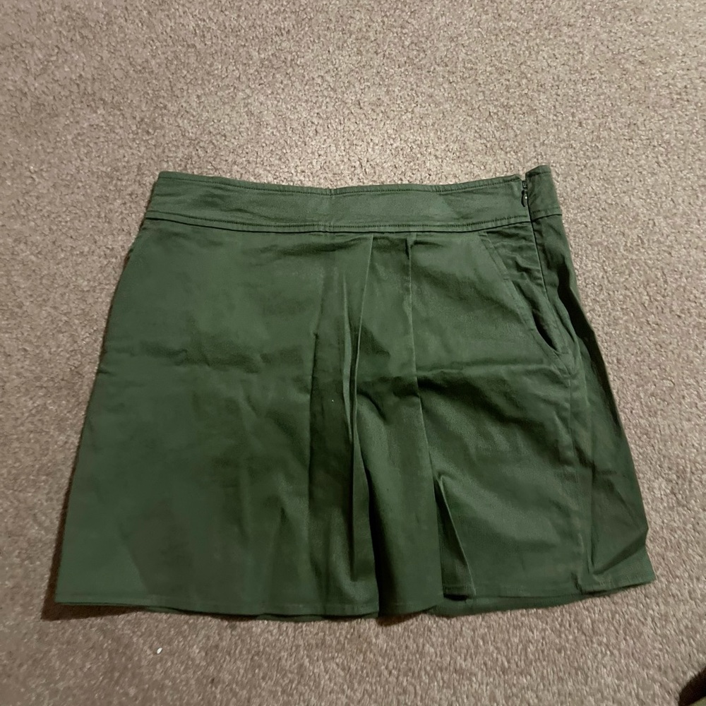 Mini skirt olive green